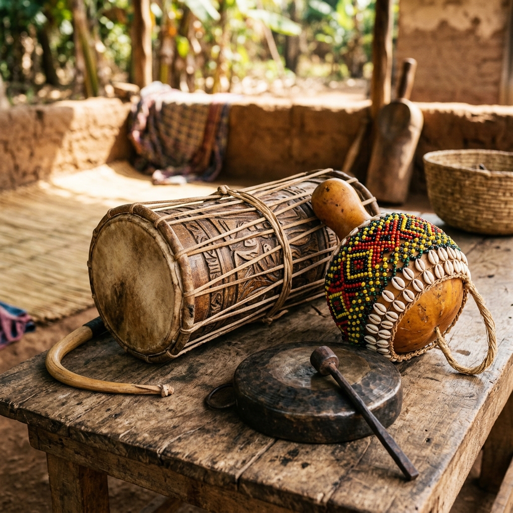 Peaceful Flow of Lute Sounds