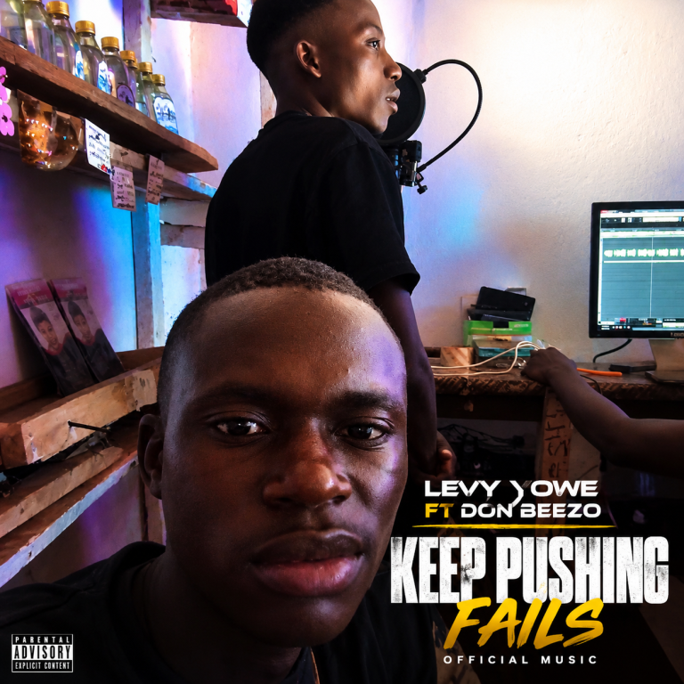 Levy yowe ft Don beezo x shake Zambia prod by dj nkhuz ya mulundaz – Keep pushing fails cover artwork