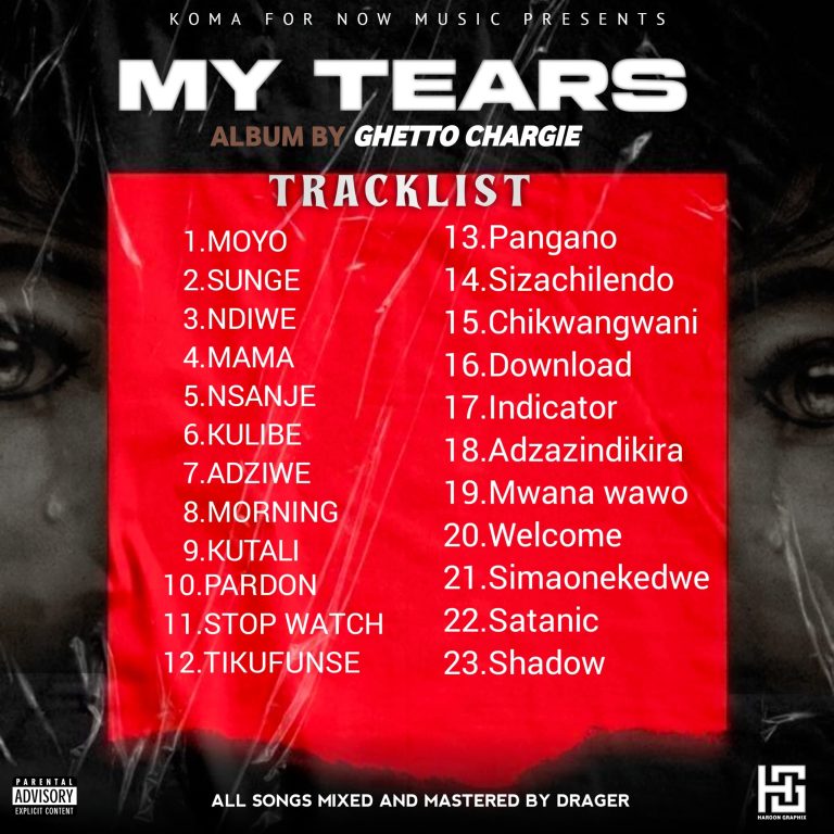 Ghettoh Chargie – My Tears cover artwork
